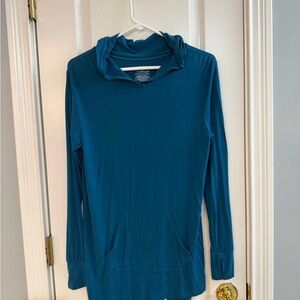 Cuddl Duds Blue Softwear Hoodie